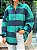 Camisa Feminina Oversized Xadrez Safir Verde e Marinho - Imagem 4