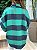 Camisa Feminina Oversized Xadrez Safir Verde e Marinho - Imagem 5