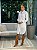 Maxi Camisa Feminina Tricoline Oversized Lorena Branca - Imagem 4