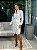 Maxi Camisa Feminina Tricoline Oversized Lorena Branca - Imagem 1