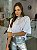 T-shirt Feminina Malha Oversized Aisha Branca - Imagem 5