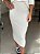 Saia Feminina Canelada Tricô Off-White - Imagem 3