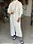 Sobretudo Feminino Tricô Mesclado Off-White - Imagem 2