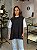 Colete Feminino Tricô Trabalhado Oversized Decote Redondo Grafite - Imagem 1