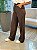 Pantalona Feminina Alfaiataria Mescla Malu Marrom - Imagem 5