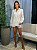 Camisa Feminina Oversized Veludo Branco - Imagem 7