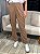 Calça Feminina Baggy Sarja Utilitária Marrom - Imagem 2