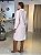 Sobretudo Feminino Tweed Forrado Comprimento 7/8 Rosa e Branco - Imagem 9