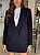 Maxi Blazer Feminino Alfaiataria Oversized Milão Preto - Imagem 2