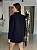 Maxi Blazer Feminino Alfaiataria Oversized Milão Preto - Imagem 4