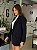 Maxi Blazer Feminino Alfaiataria Oversized Milão Preto - Imagem 6