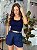 Shorts Feminino Alfaiataria Linho 100% Livia Azul Marinho - Imagem 6