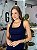 Vestido Feminino Midi Canelado com Fenda Chloe Azul Marinho - Imagem 12