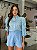 Shorts Feminino Alfaiataria Livia Azul - Imagem 1