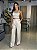 Pantalona Feminina Alfaiataria Linho Listra Malu Natural - Imagem 2