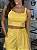 Top Cropped Feminino Alfaiataria Recortes Com Botões Baunilha - Imagem 5