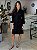 Maxi Camisa Feminina Tricoline Oversized Lorena Preto - Imagem 2