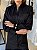 Maxi Camisa Feminina Tricoline Oversized Lorena Preto - Imagem 7