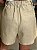 Shorts Feminino Alfaiataria Linho 100% Livia Amêndoa - Imagem 7