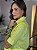 Camisa Cropped Feminina Mavi Linho 100% Lima - Imagem 4