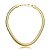 Corrente Malha Esteira Laminada Lisa 8mm Banhado A Ouro - Imagem 1