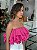 Top Feminino Babados Rosa Choque - Imagem 2