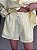 Shorts Feminino Alfaiataria Linho 100% Livia Amarelo Manteiga - Imagem 1