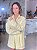 Camisa Feminina Oversized Linho 100% Amarelo Manteiga - Imagem 2
