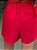 Shorts Feminino Alfaiataria Linho 100% Livia Vermelho - Imagem 4
