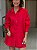 Camisa Feminina Oversized Linho 100% Vermelho - Imagem 4