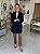 Maxi Blazer Feminino Alfaiataria Oversized Milão Azul Marinho - Imagem 2
