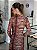 Blusa Feminina Tule Gola Alta Animal Print - Imagem 4