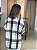 Camisa Feminina Oversized Winter Xadrez Branco e Preto - Imagem 5