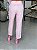 Calça Feminina Alfaiataria Linho 100% Madonna Rosa Barbie - Imagem 4