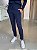 Conjunto Feminino Comfy Moletom Peluciado Estela Azul Marinho - Imagem 9