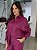 Camisa Feminina Oversized Linho 100% Vinho - Imagem 1