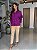 Camisa Feminina Oversized Xadrez Safir Rosa e Marinho - Imagem 2