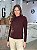 Blusa Feminina Firenze Canelada 100% Cashemere Cacau - Imagem 1