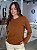 Blusa Feminina Florença Decote Redondo 100% Cashemere Marrom - Imagem 2
