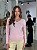 Blusa Feminina Roma Decote V 100% Cashemere Rosa Chá - Imagem 1