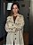 Casaco Feminino Trench Coat Oversized Bege - Imagem 2