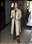 Casaco Feminino Trench Coat Oversized Bege - Imagem 6