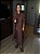 Casaco Feminino Trench Coat Oversized Marrom - Imagem 1