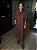Casaco Feminino Trench Coat Oversized Marrom - Imagem 3