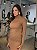 Blusa Feminina Tricô Canelado Gola Camel - Imagem 3