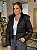 Jaqueta Feminina Puffer Capuz Preto - Imagem 1