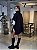 Maxi Poncho Feminino Tricô Gola Alta Cacau - Imagem 2