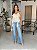 Blusa Feminina Alça Chiffon com Babados Pérola - Imagem 4