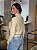 Blusa Feminina Cropped Tricô Gola Alta Pérola - Imagem 4