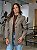 Maxi Blazer Feminino Alfaiataria Oversized Pied Poule - Imagem 1